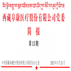 西藏阜康醫療股份有限公司黨委 組織觀(guān)看助殘文藝匯演（第13期）